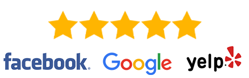 5-star reviews badge